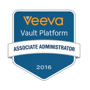 Veeva Vault Administrator Associate Badge